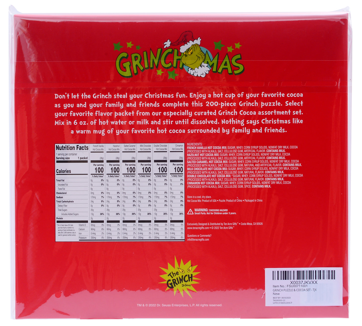 Grinch Puzzle & Cocoa Set